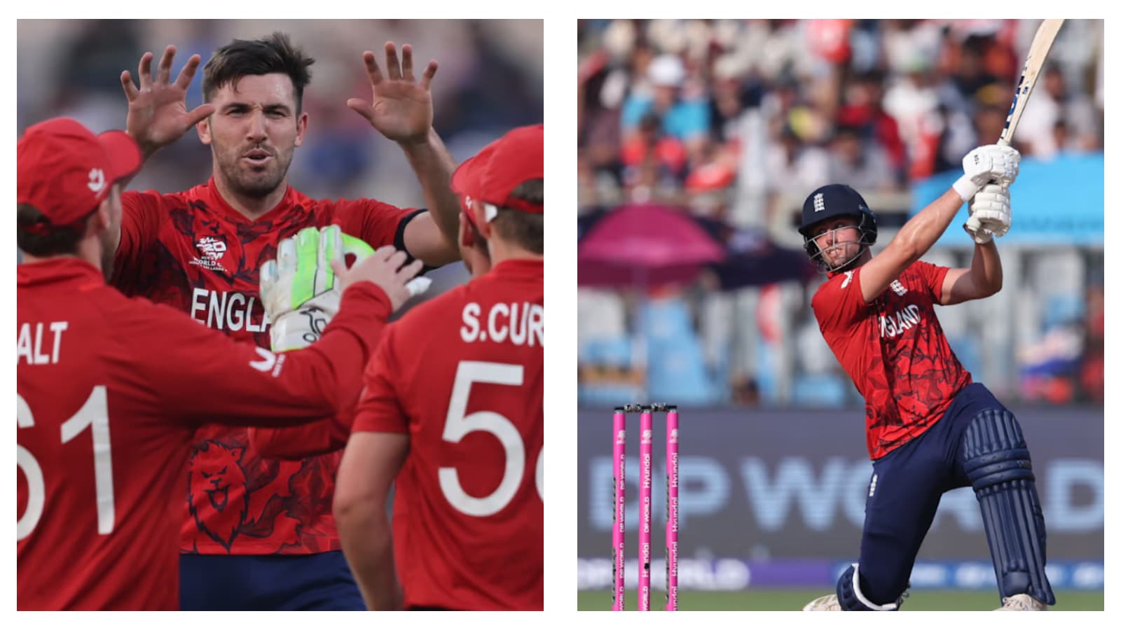 England's Jamie Overton & Will Jacks