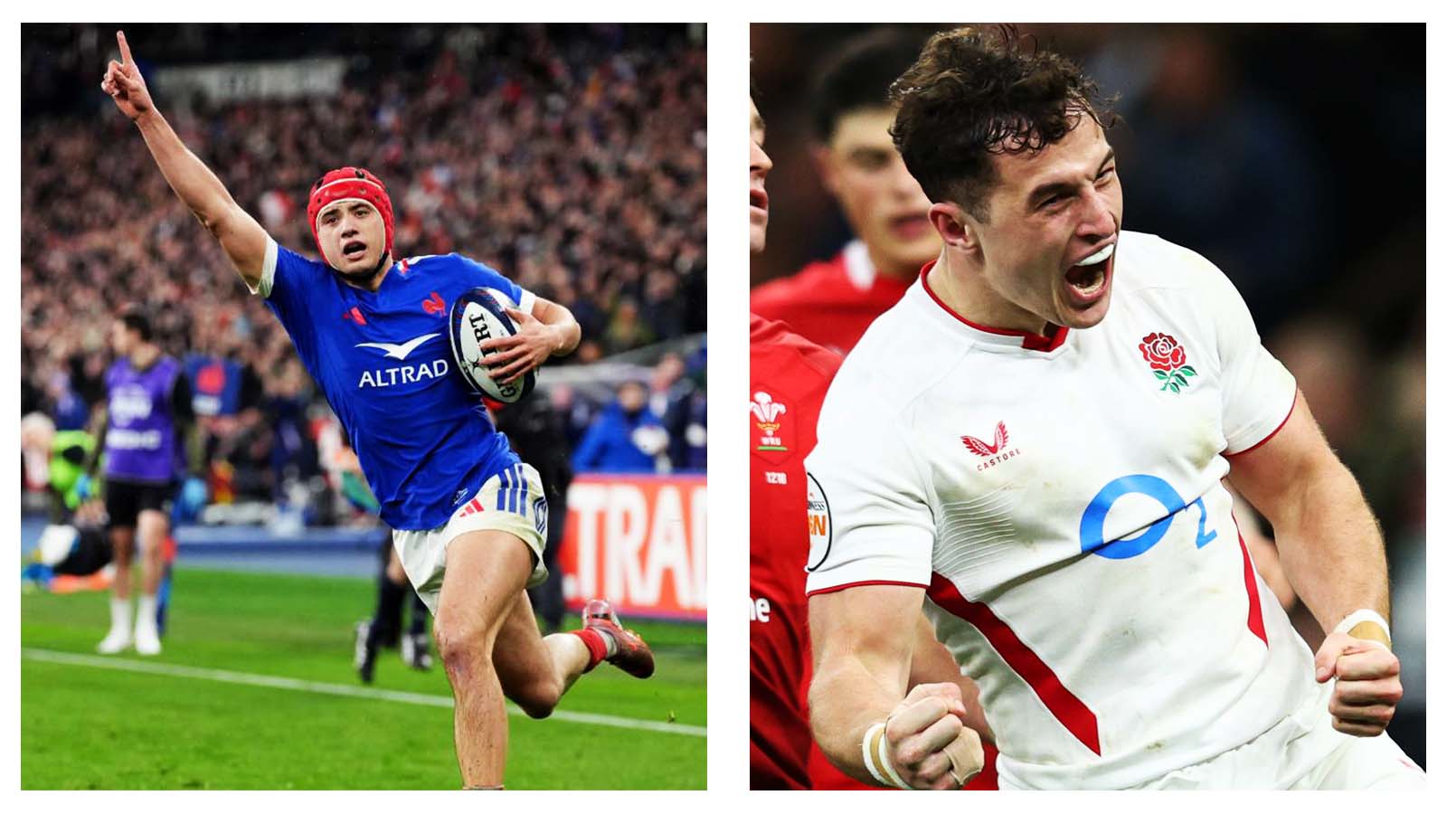 Louis Bielle-Biarrey and Henry Arundell