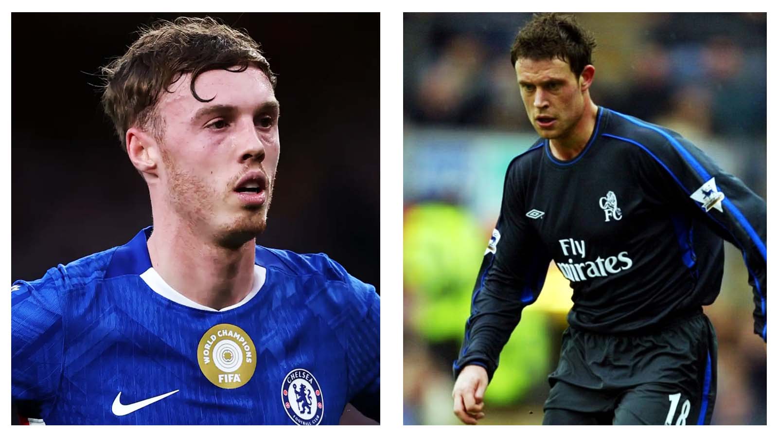 Cole Palmer and Wayne Bridge