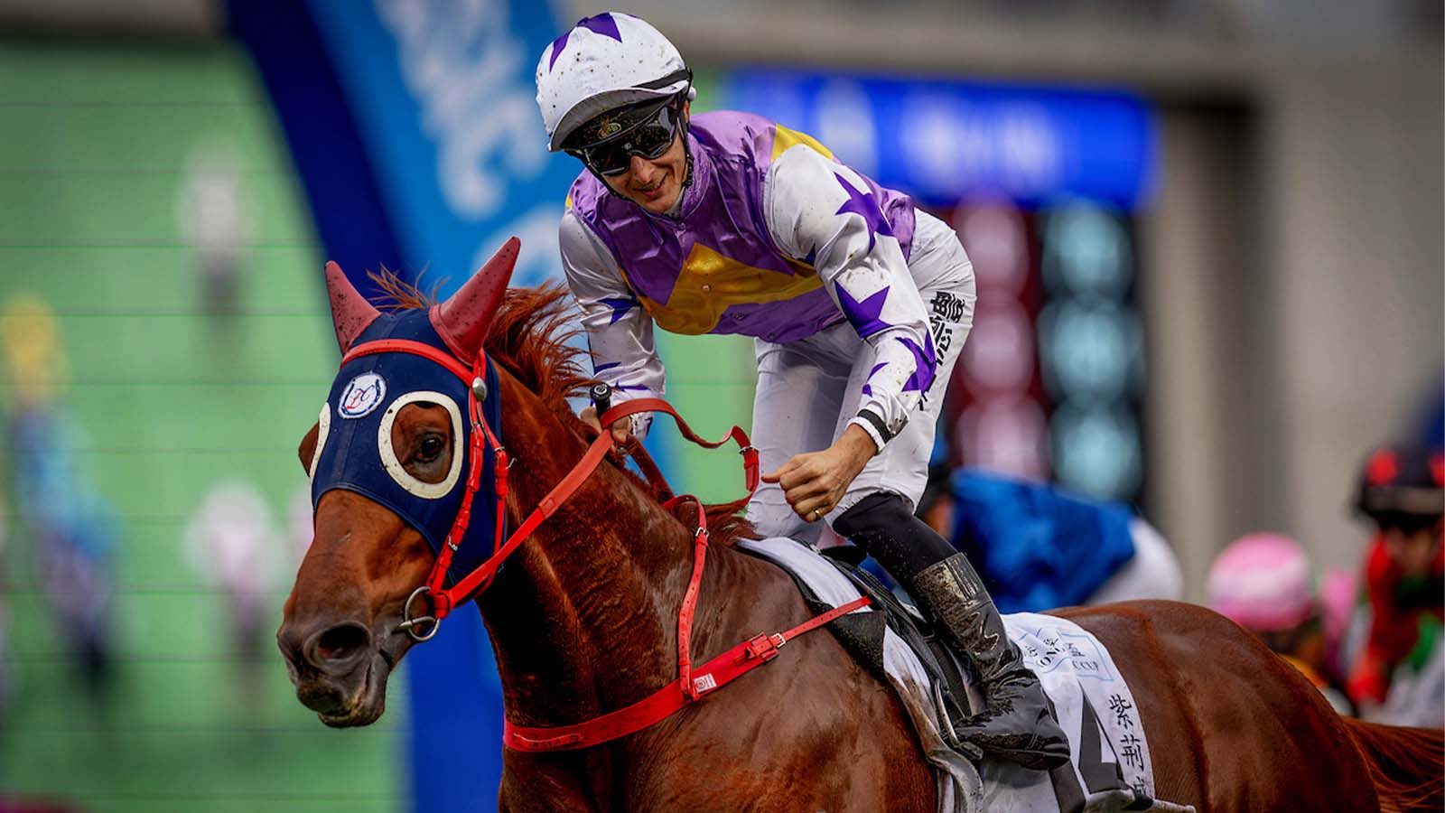 Harry Bentley partnered Stormy Grove to success in the Hong Kong Classic Cup