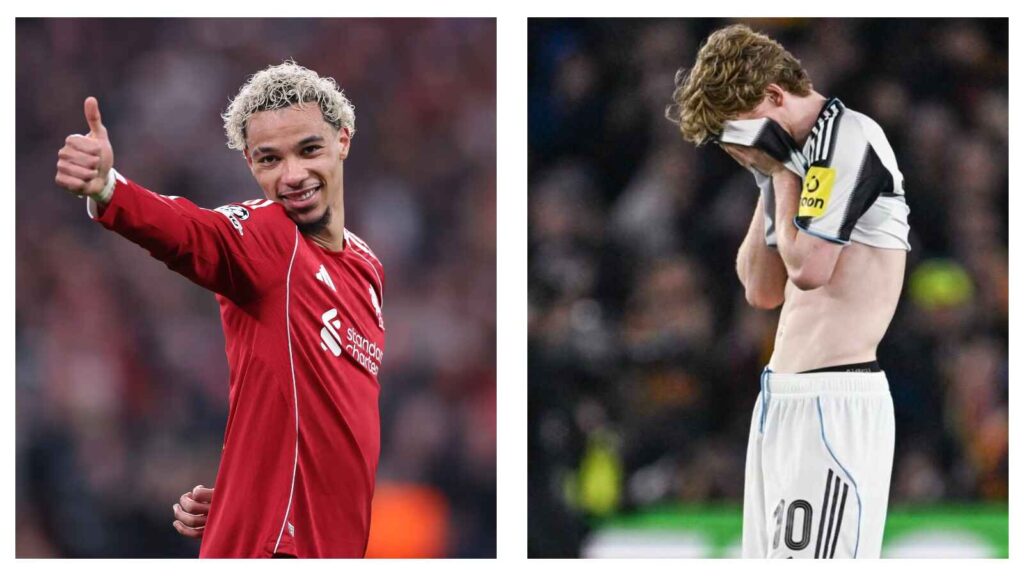 Hugo Ekitike and Anthony Gordon