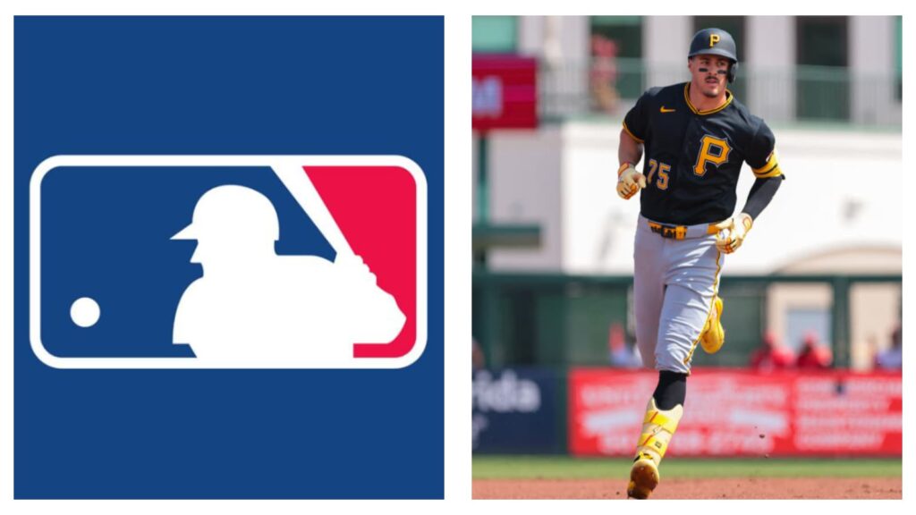 MLB logo & Pittsburgh Pirates' Konnor Griffin