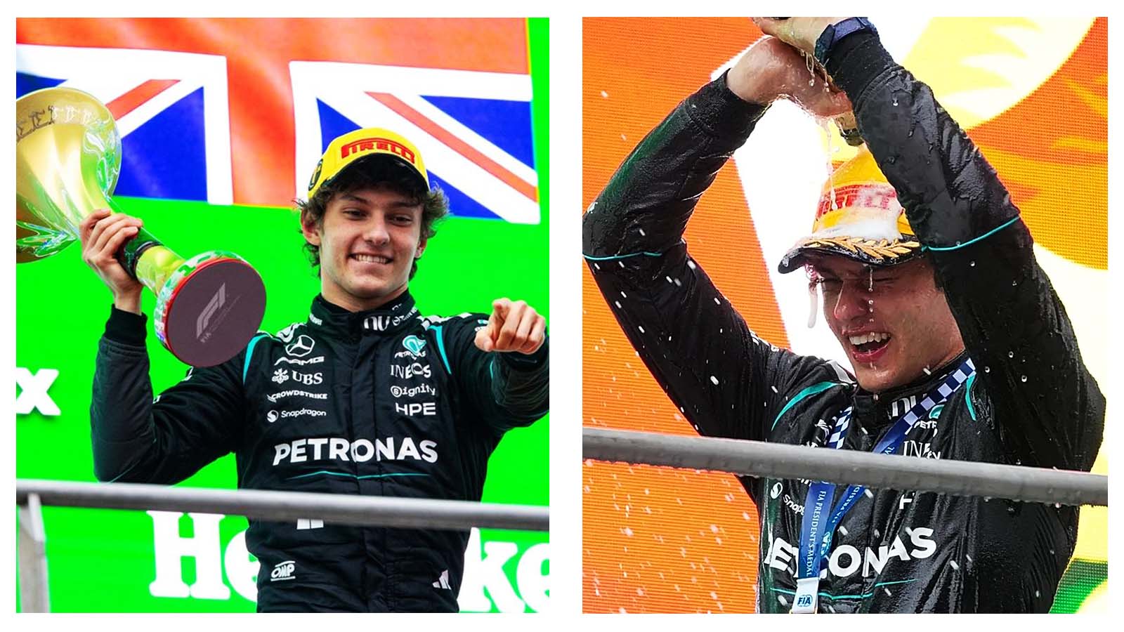 Mercedes F1 driver Kimi Antonelli wins Chinese GP