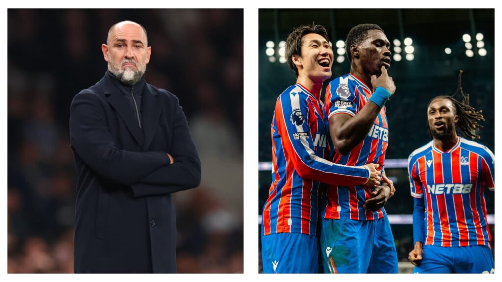 Tottenham's Igor Tudor & Crystal Palace's Ismaila Sarr