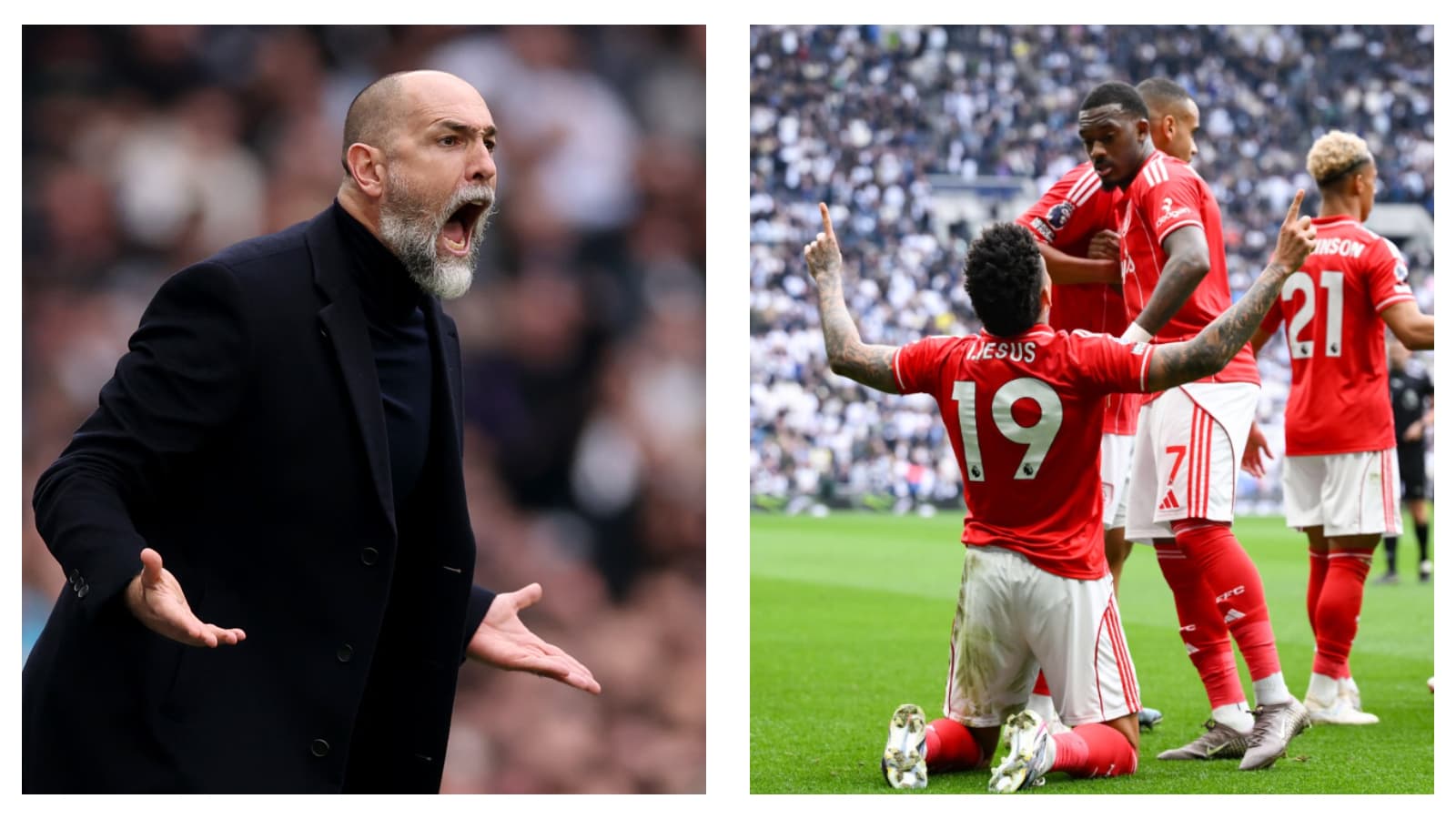 Tottenham's Igor Tudor & Nottingham Forest's Igor Jesus