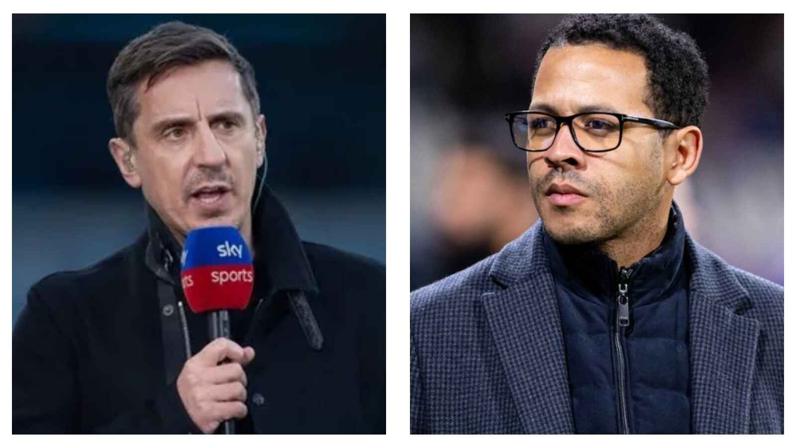 Gary Neville and Liam Rosenior