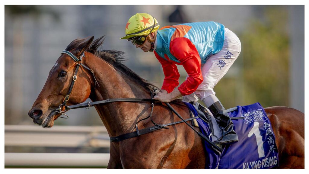Ka Ying Rising is defending his G1 Chairman’s Sprint Prize on FWD Champions Day