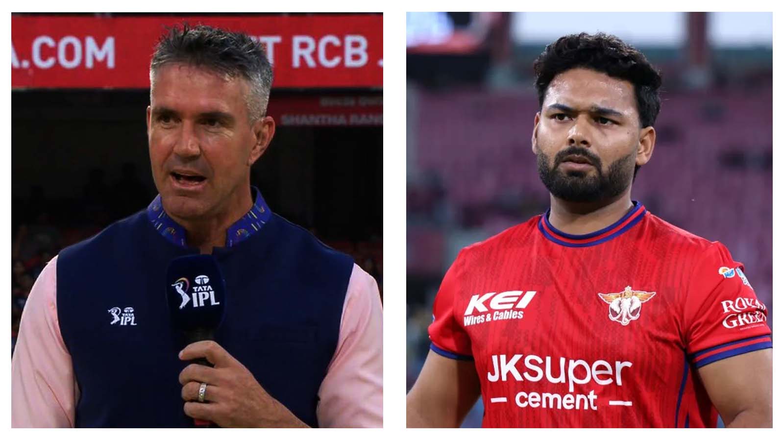 Kevin Pietersen and Rishabh Pant