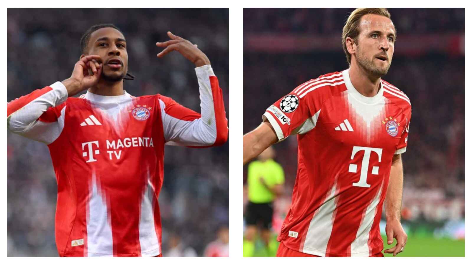 Michael Olise and Harry Kane Champions League