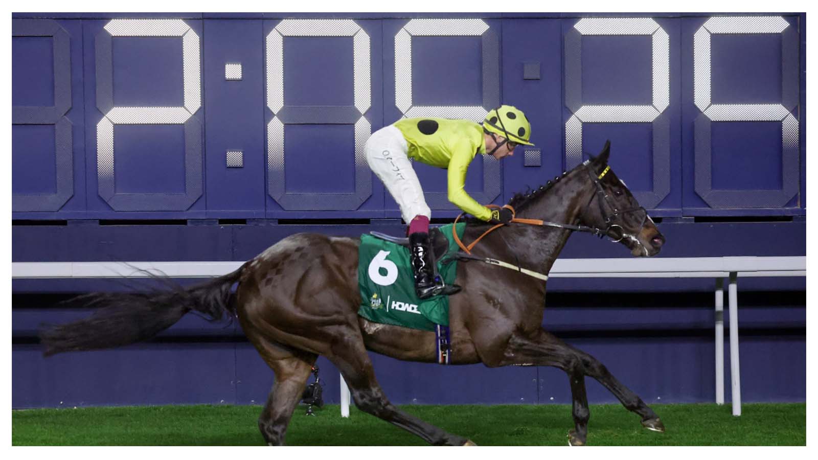 Oisin Murphy rode Royal Champion to success in the G1 Neom Turf Cup in February