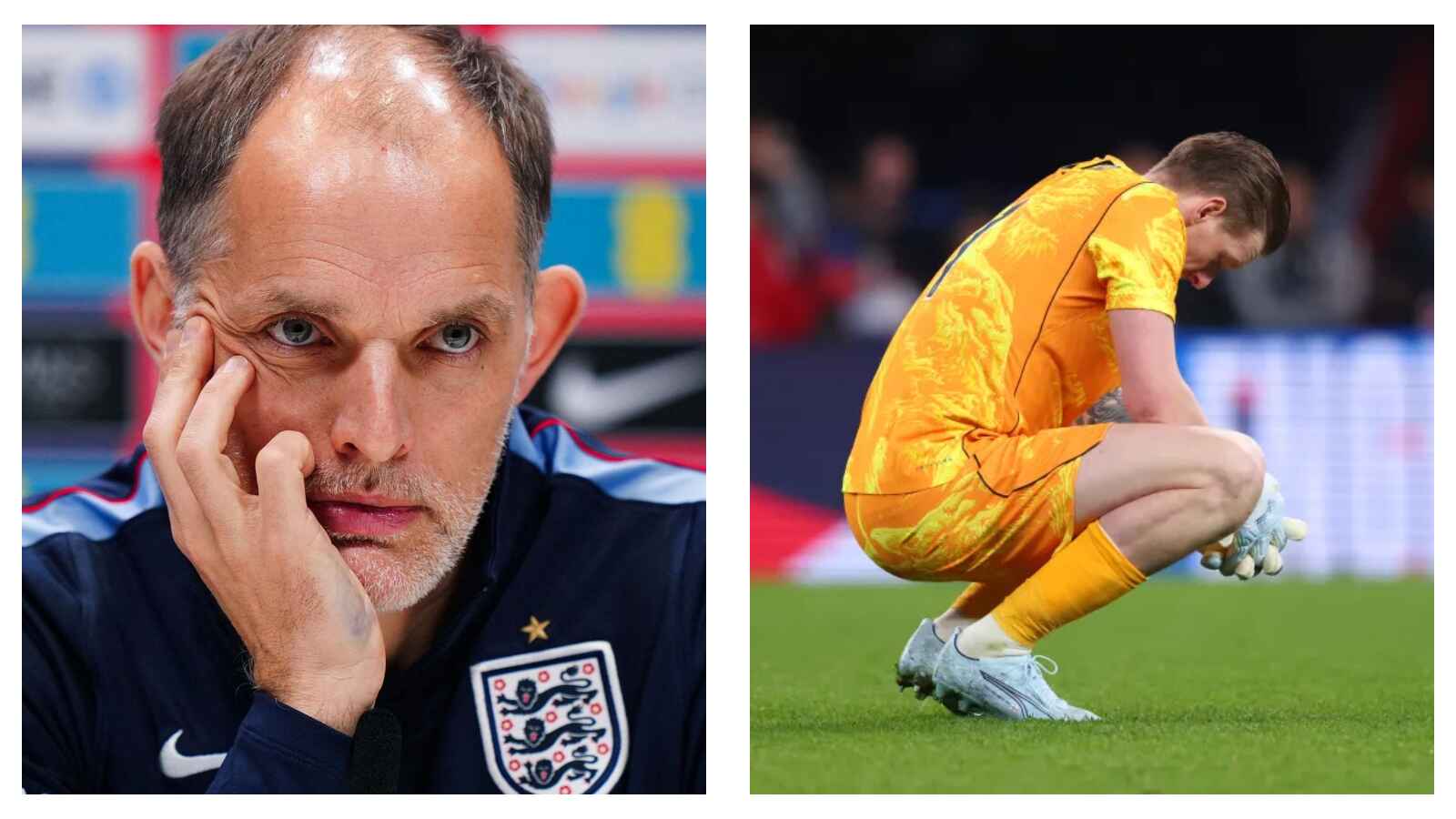 Thomas Tuchel and Jordan Pickford