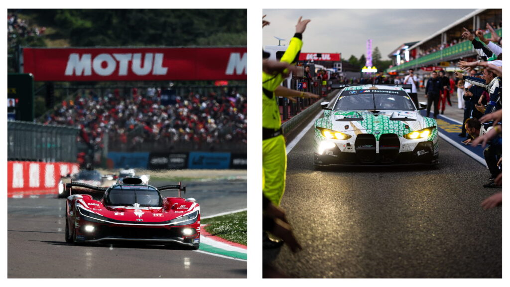 WEC Imola Toyota and BMW