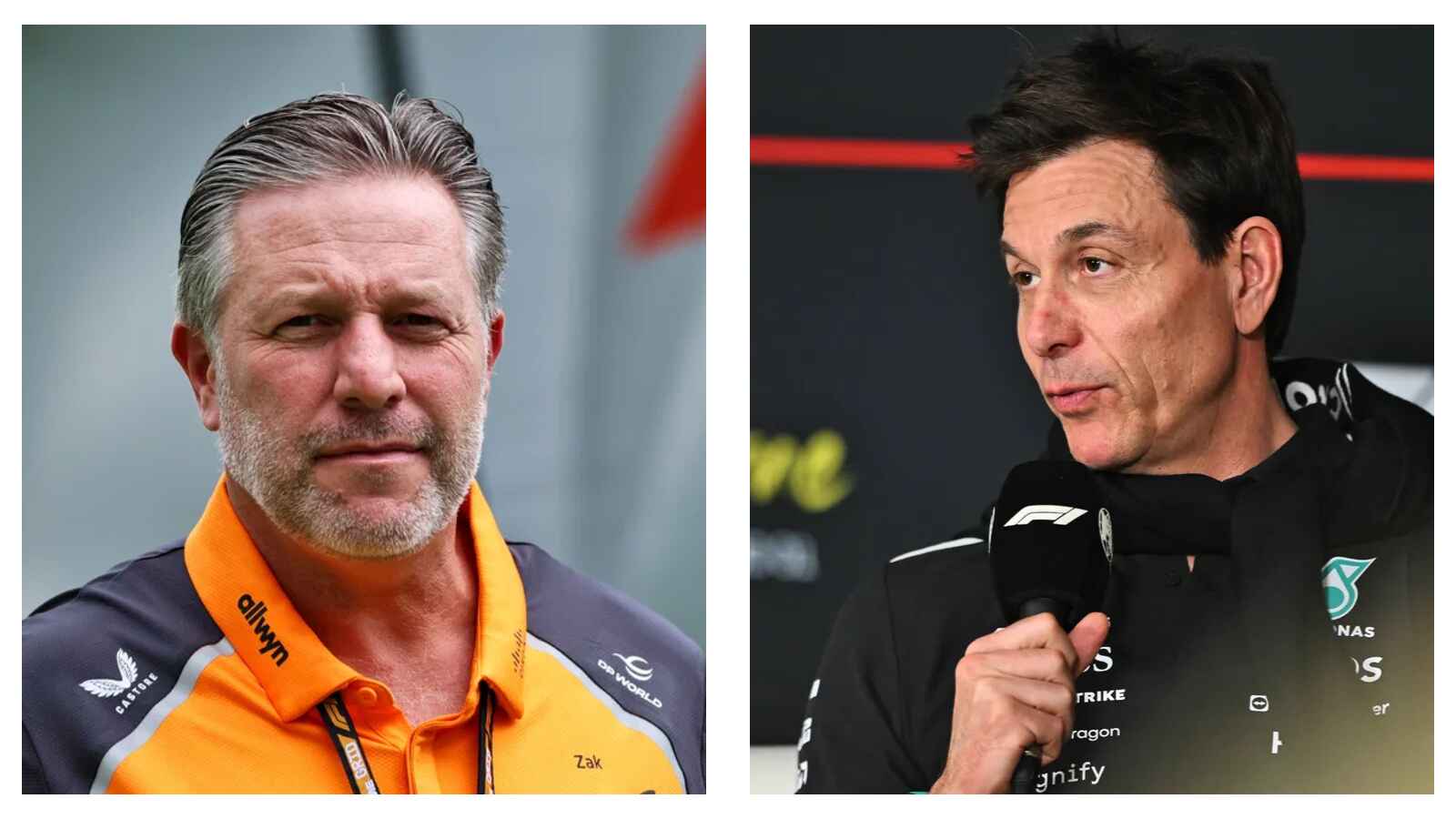 Zak Brown and Toto Wolff