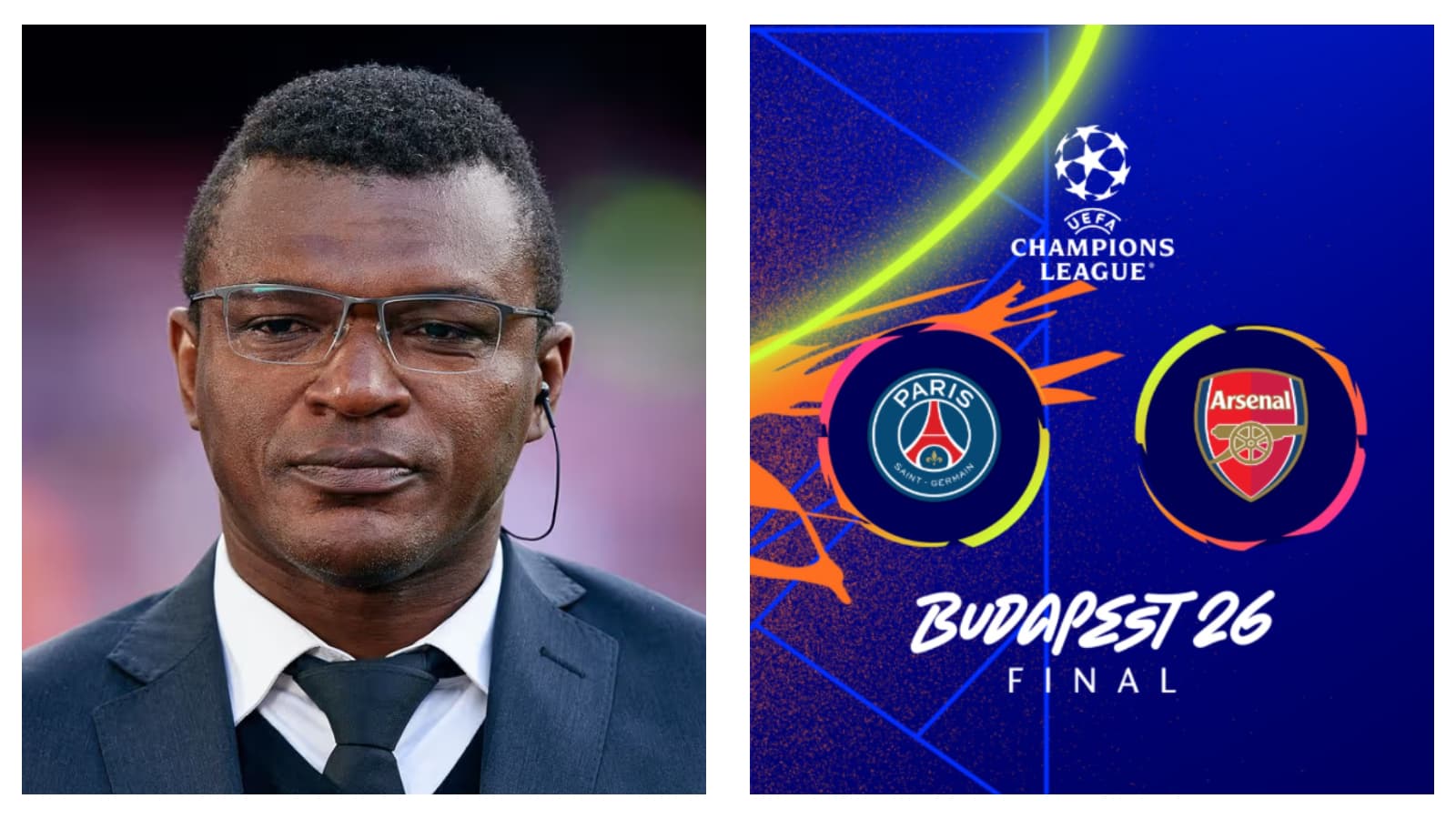 France legend Marcel Desailly & UEFA Champions League final 2026