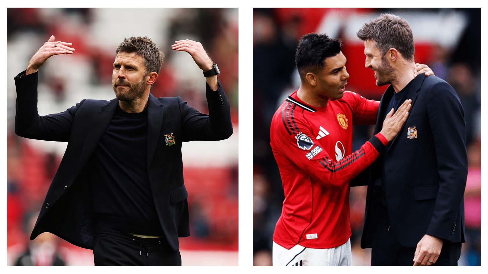 Michael Carrick and Casemiro