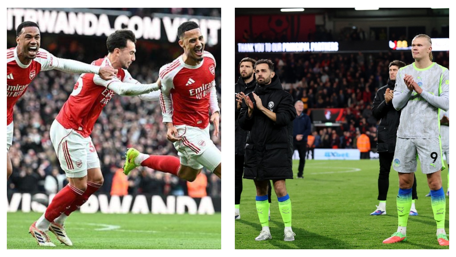 Premier League: Man City title hopes end as Bournemouth draw crowns Arsenal champions