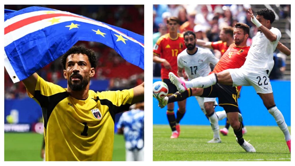 Cape Verde and Belgium vs Egypt in FIFA World Cup 2026