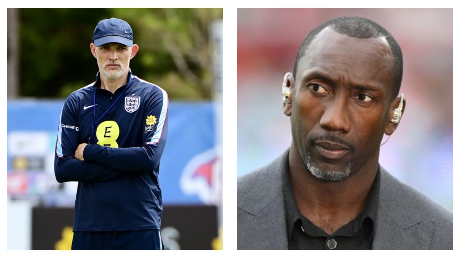 England manager Thomas Tuchel & Jimmy Floyd Hasselbaink