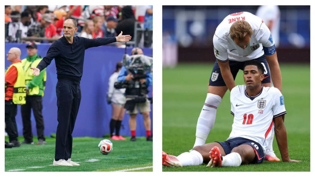 England's Thomas Tuchel & Jude Bellingham