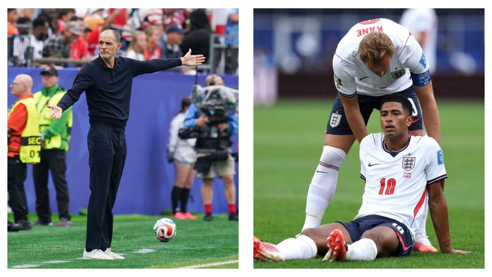 England's Thomas Tuchel & Jude Bellingham