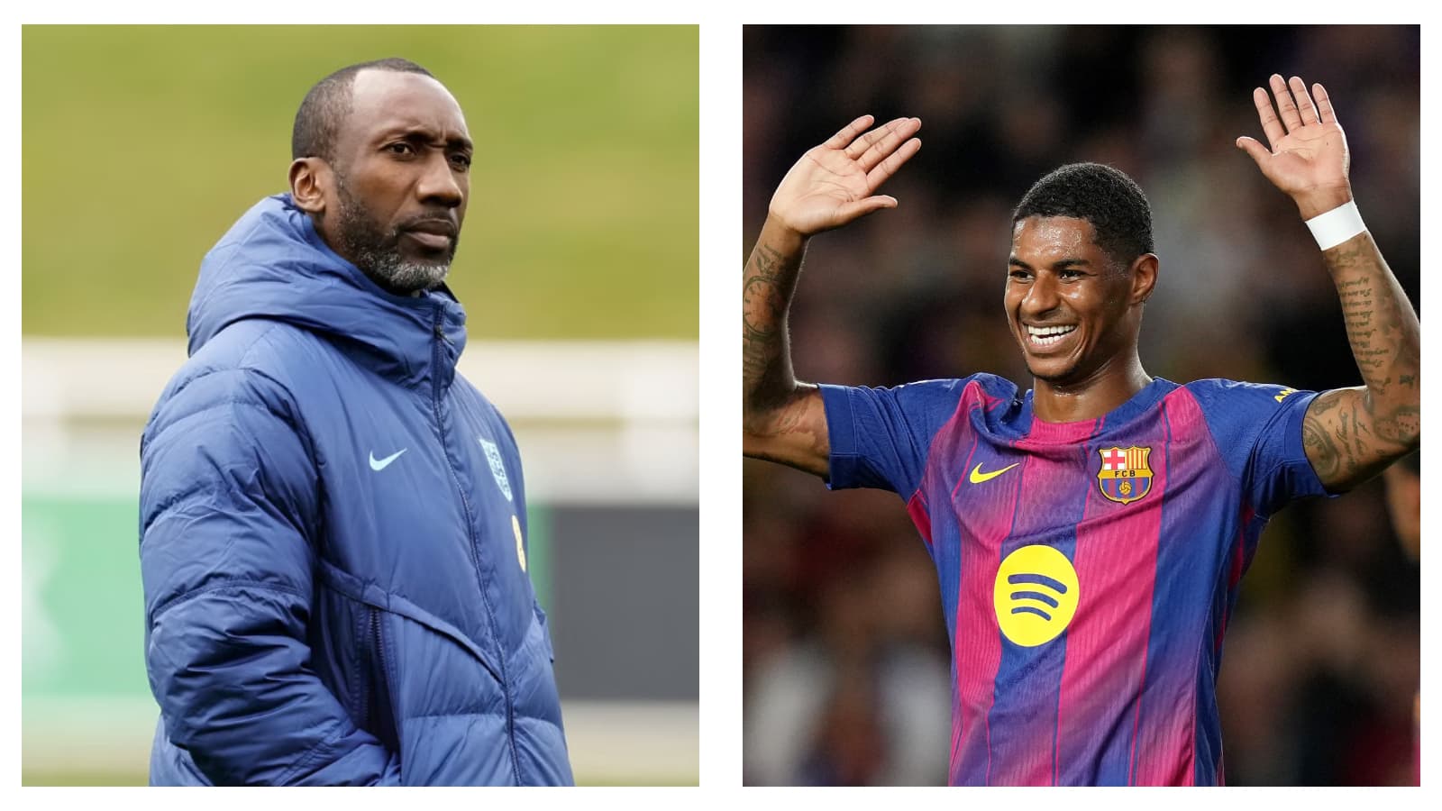 Jimmy Floyd Hasselbaink & Marcus Rashford
