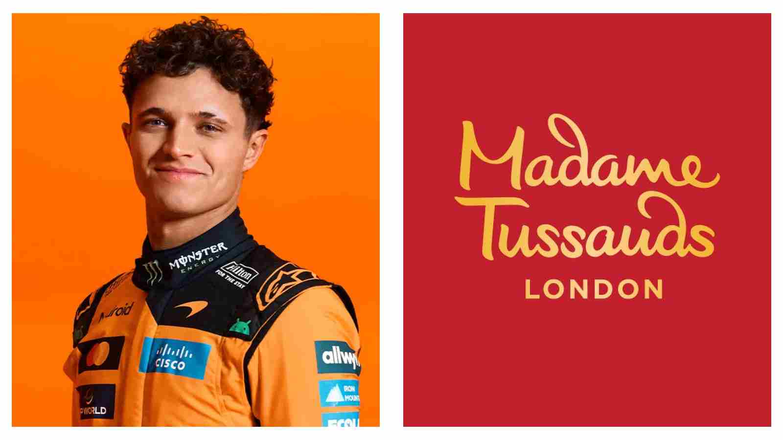 Lando Norris McLaren Madame Tussauds London
