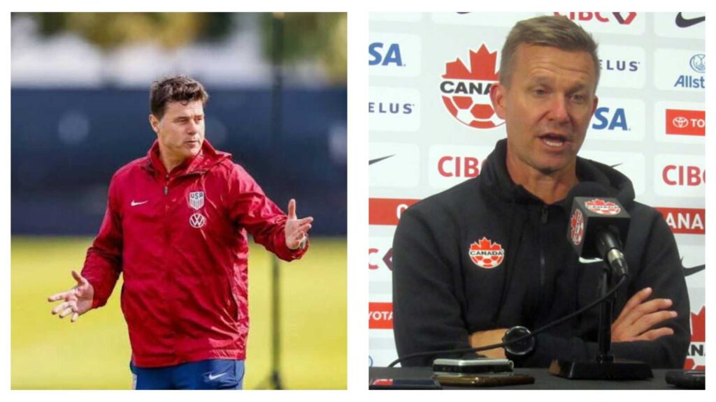 Mauricio Pochettino and Jesse Marsch