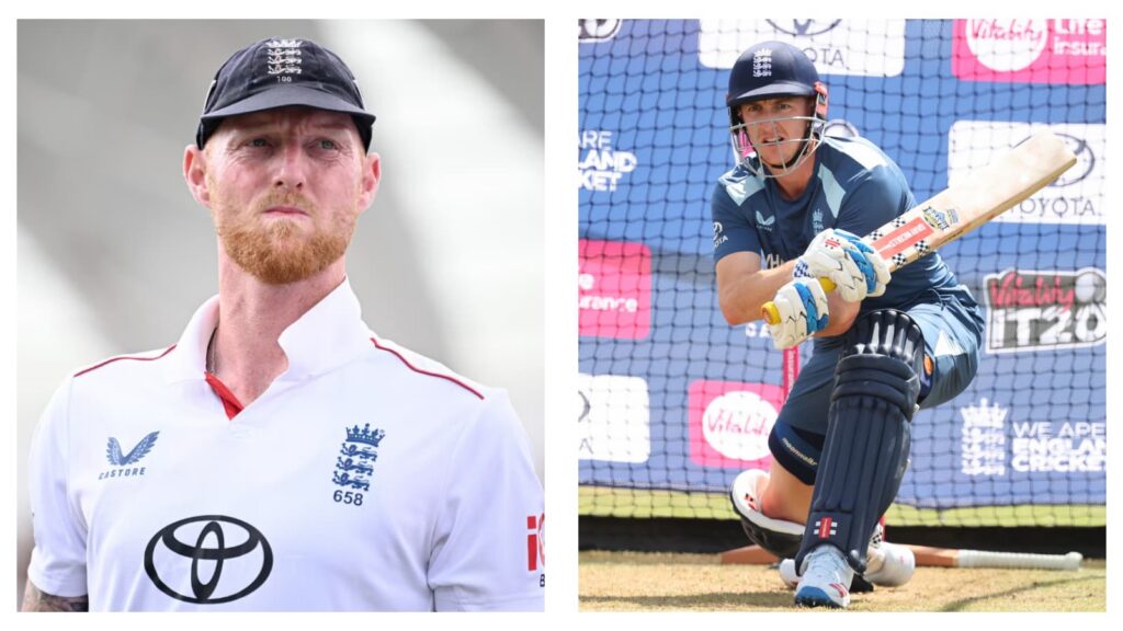 England captain Ben Stokes & vice-captain Harry Brook