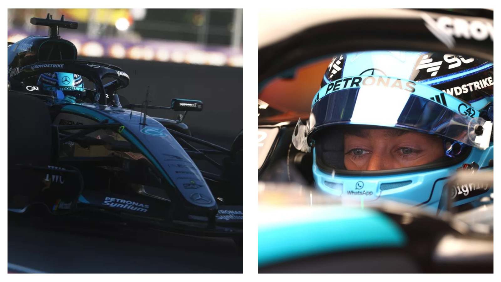 George Russell of Mercedes, Hungarian GP