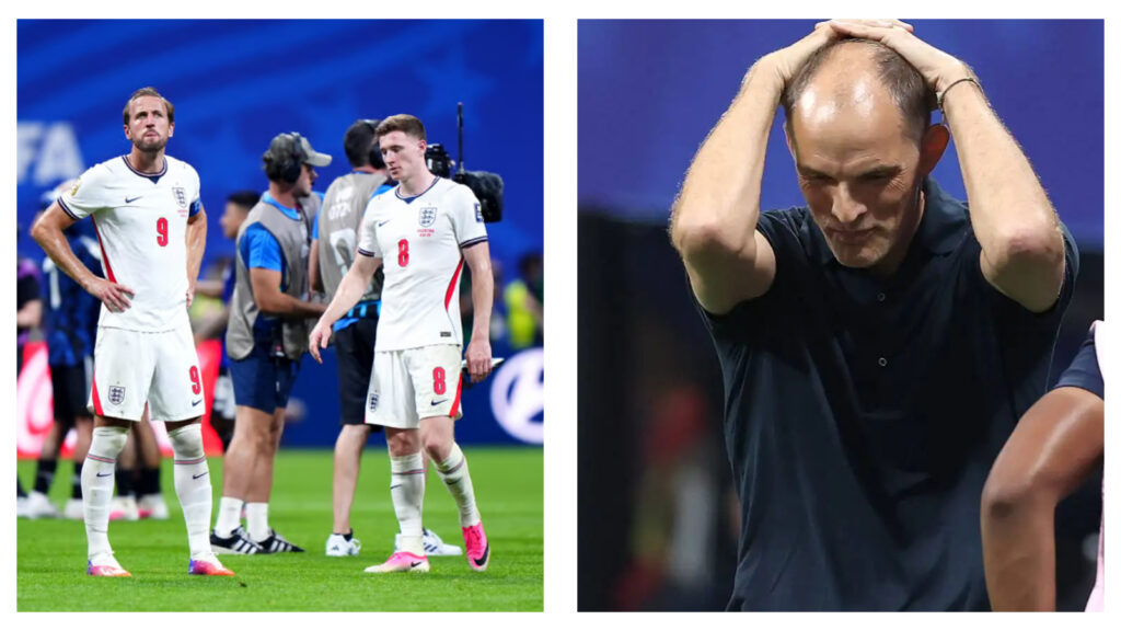 Harry Kane, Elliot Anderson & Thomas Tuchel after England World Cup exit