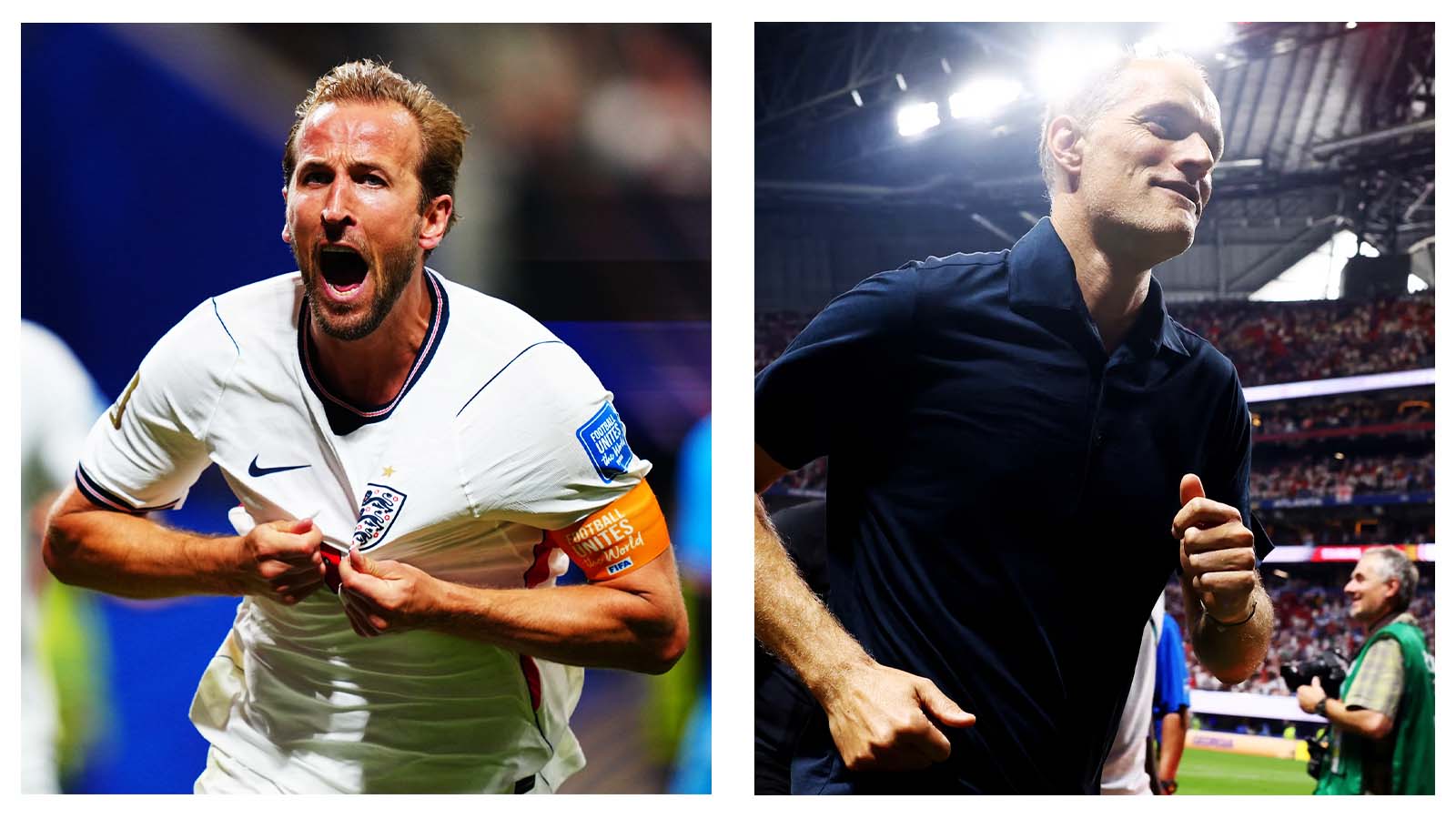 Harry Kane and Thomas Tuchel, England