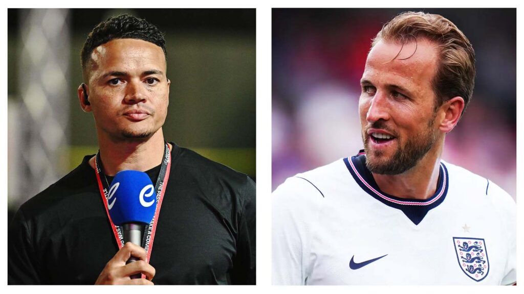 Jermaine Jenas and Harry Kane for England