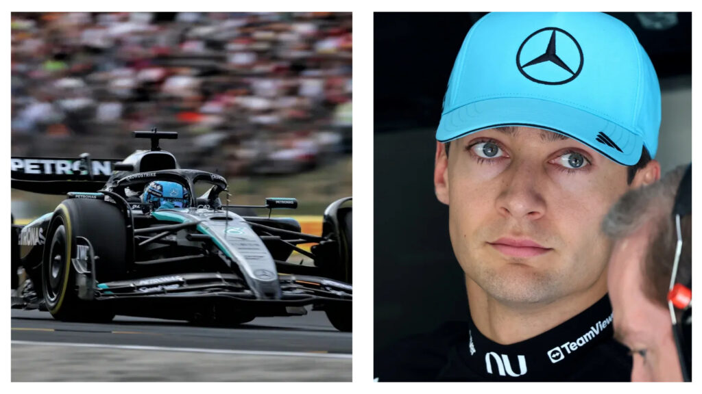 Mercedes George Russell Hungarian GP