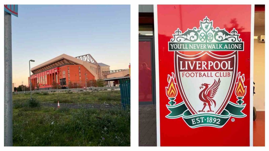 Anfield and Liverpool badge