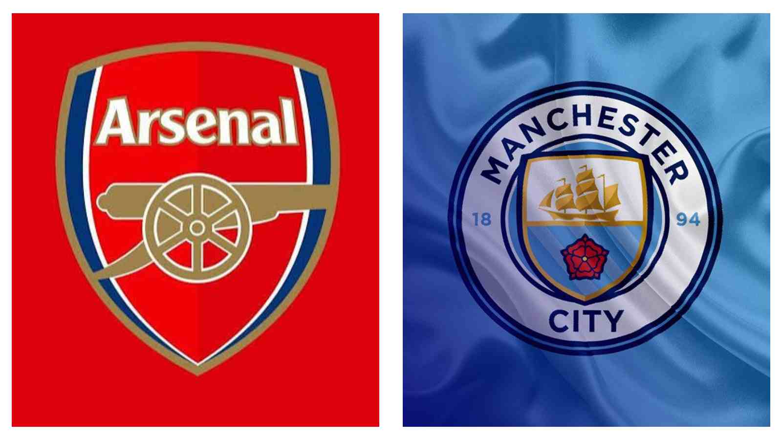 Arsenal v Man City logo