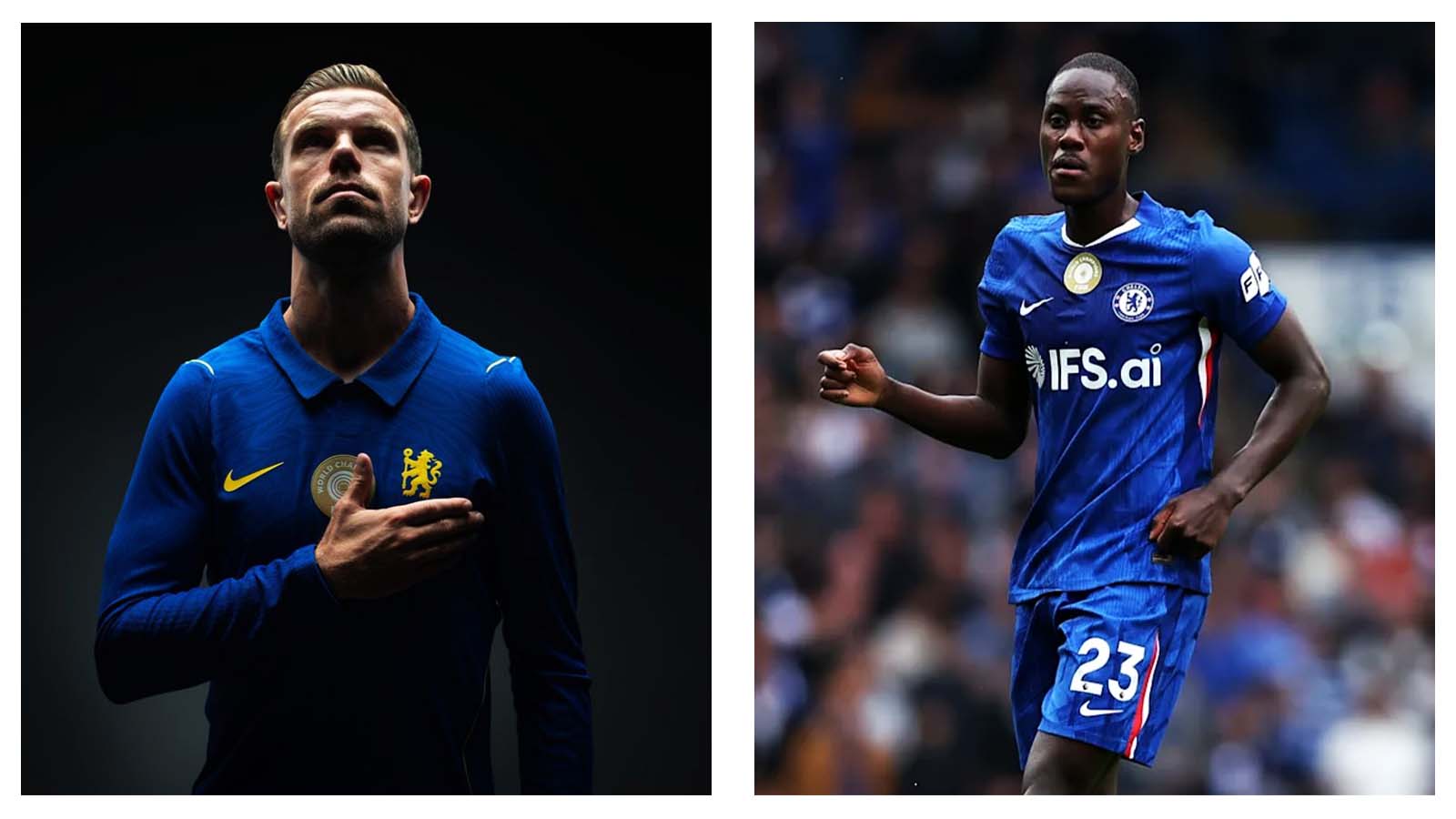 Chelsea's Jordan Henderson and Trevoh Chalobah
