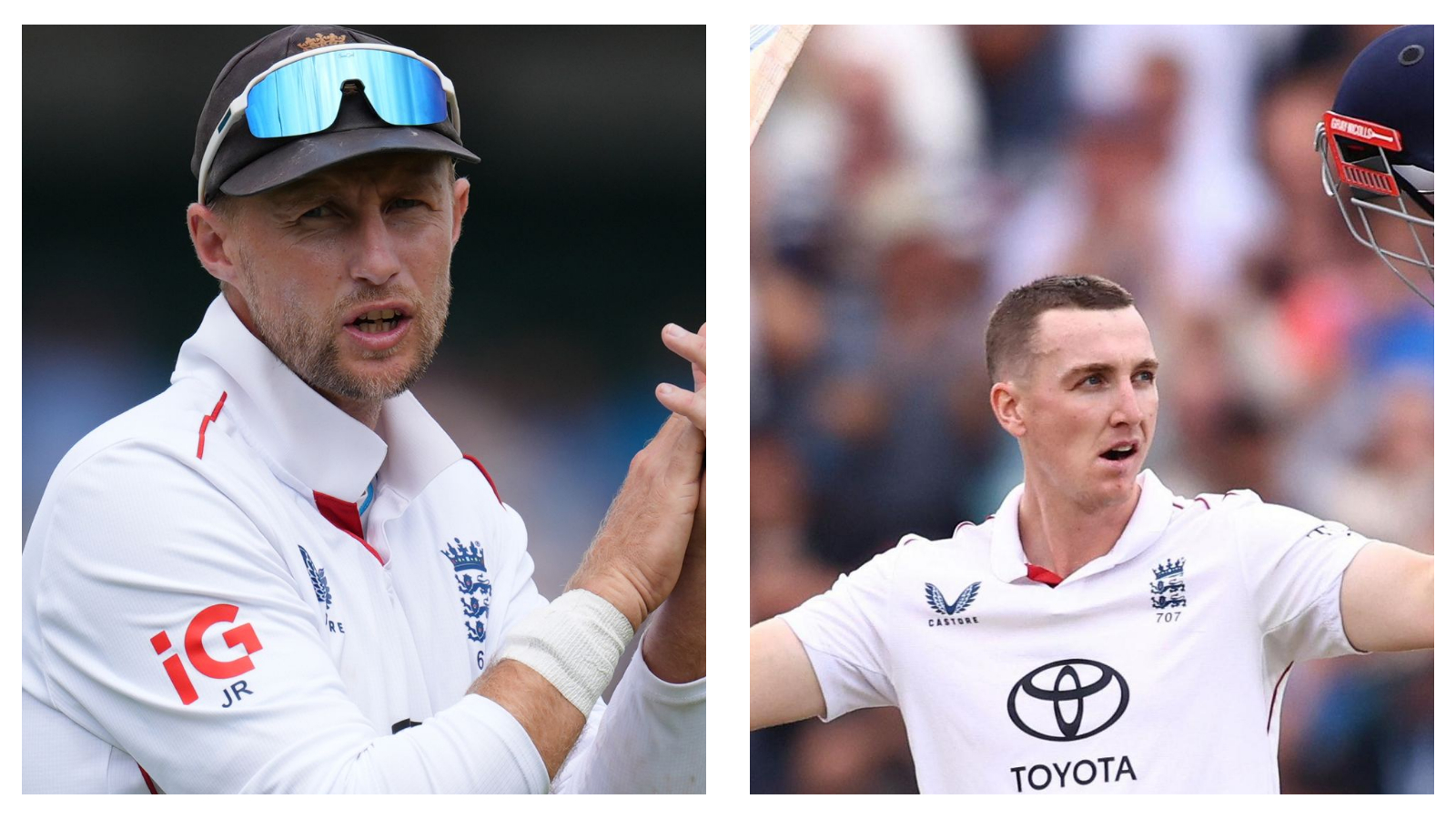 Joe Root & Harry Brook England cricket