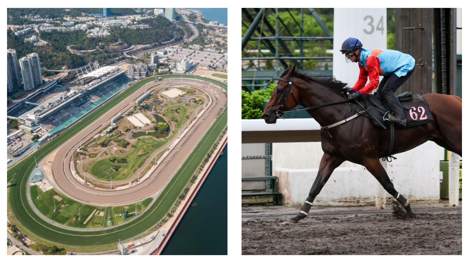 Ka Ying Rising and Zac Purton at Sha Tin Racecourse