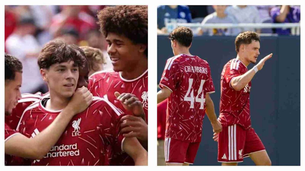 Liverpool’s unbeaten pre-season came to an end on Sunday evening as the Reds suffered a 4-2 defeat to Leeds United in Chicago.