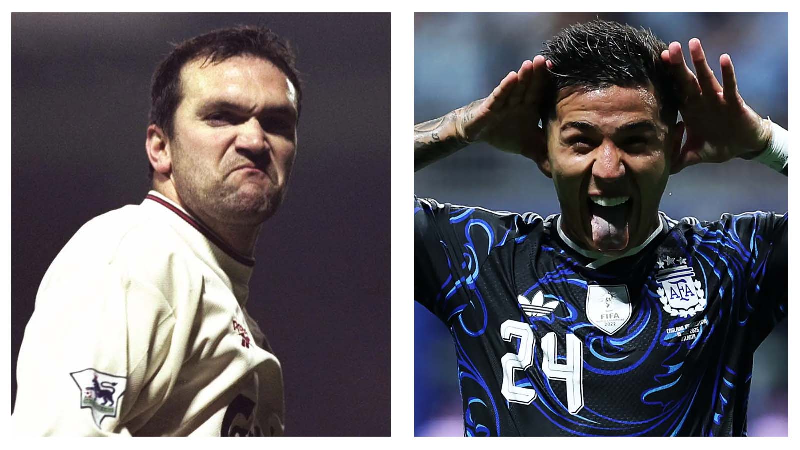 Neil Ruddock and Enzo Fernandez