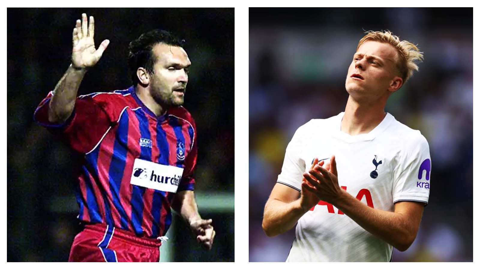 Neil Ruddock and John Paul van Hecke