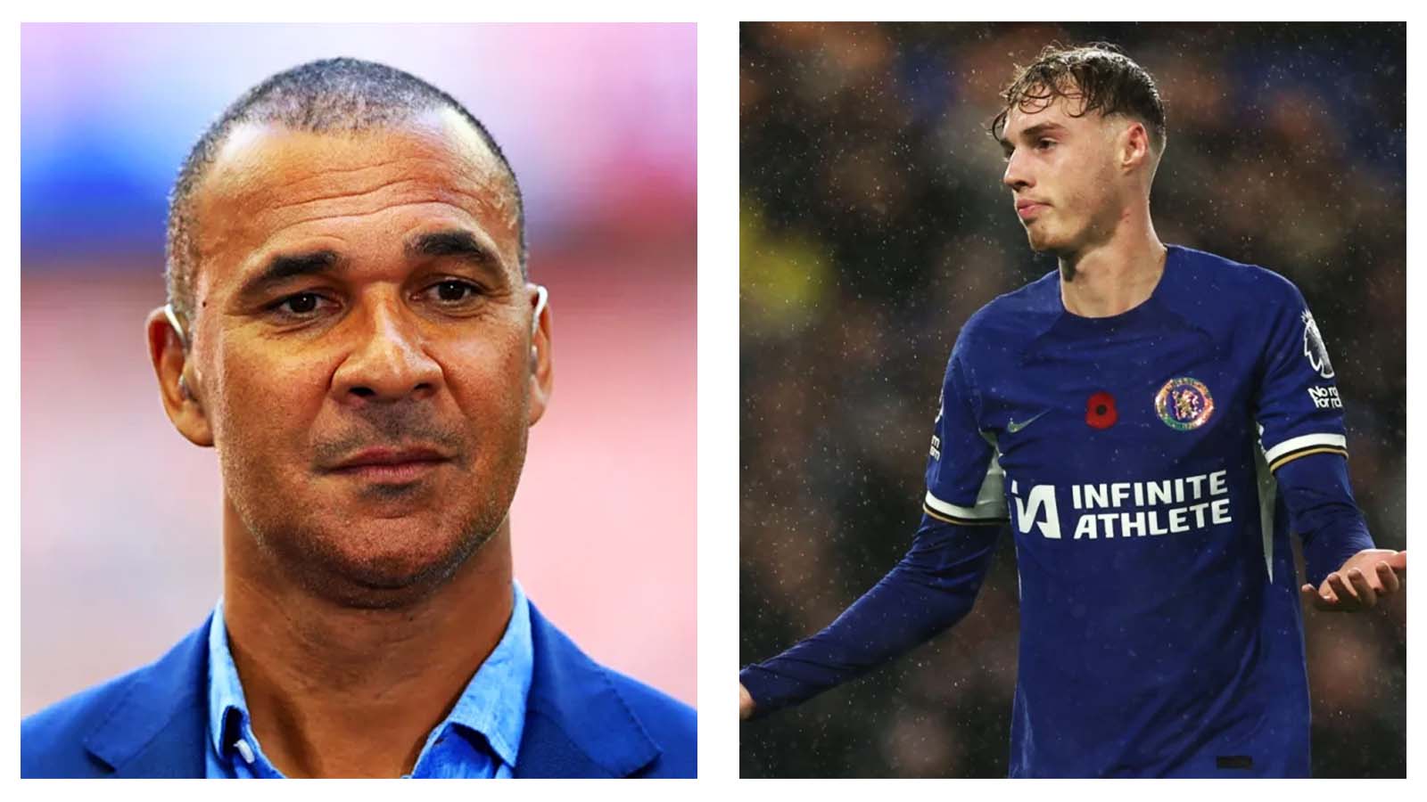 Ruud Gullit and Cole Palmer
