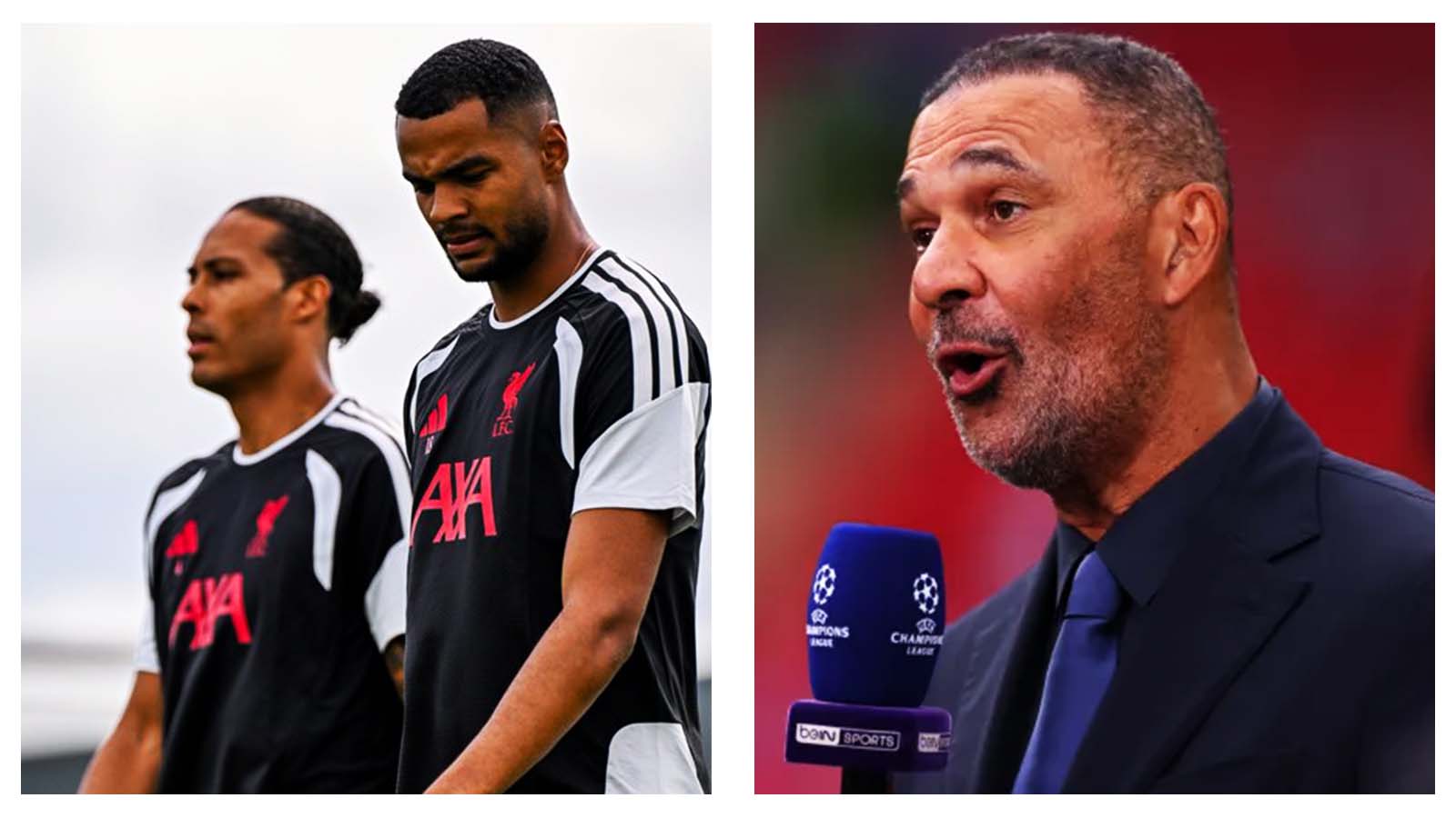 Virgil van Dijk, Cody Gakpo and Ruud Gullit