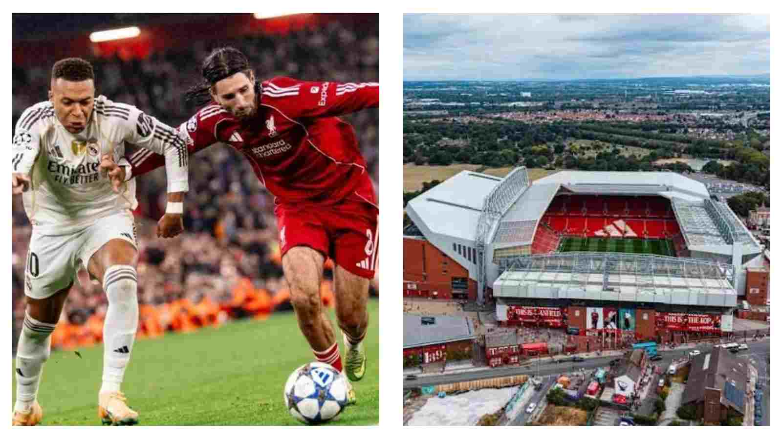 Liverpool will be unable to host Real Madrid at Anfield during the 2026-27 Champions League league phase.
