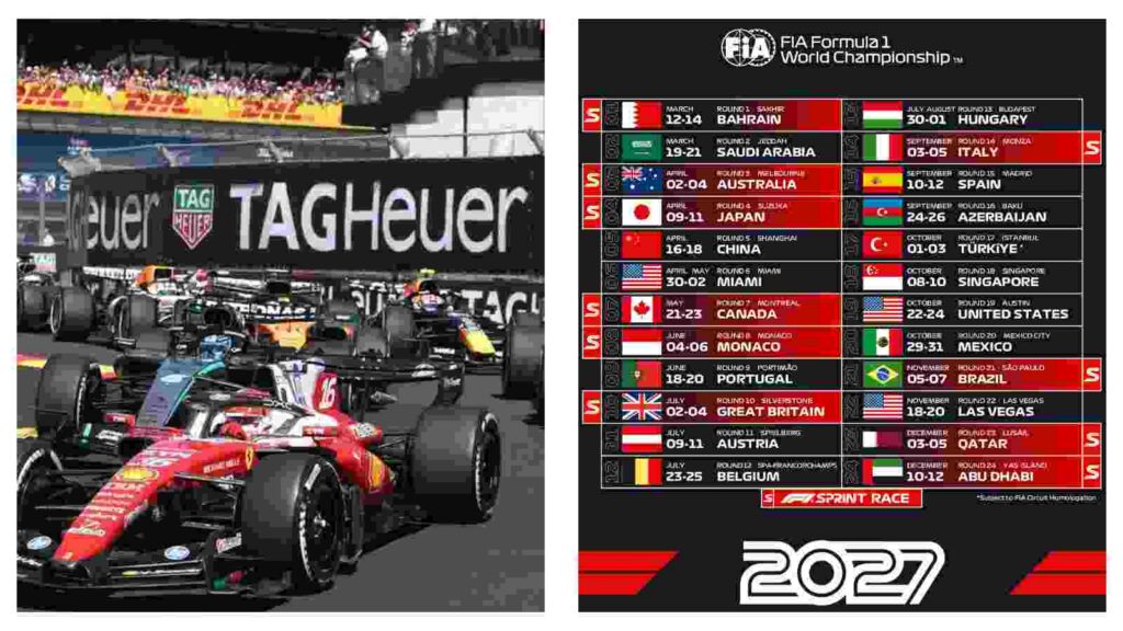 F1 news: 2027 calendar announced, featuring 10 Sprints and two major returns