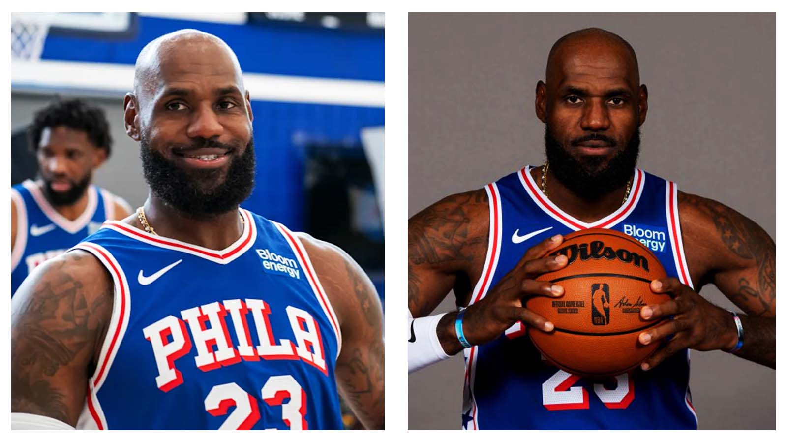LeBron James 76ers media day