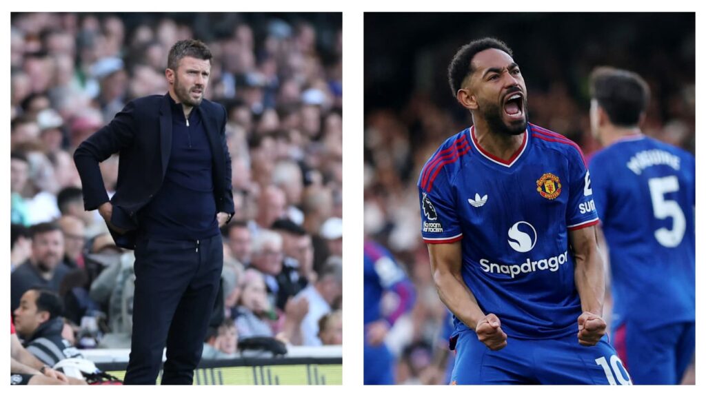 Michael Carrick is staying positive after Man Utd's late draw at Fulham on Sunday
