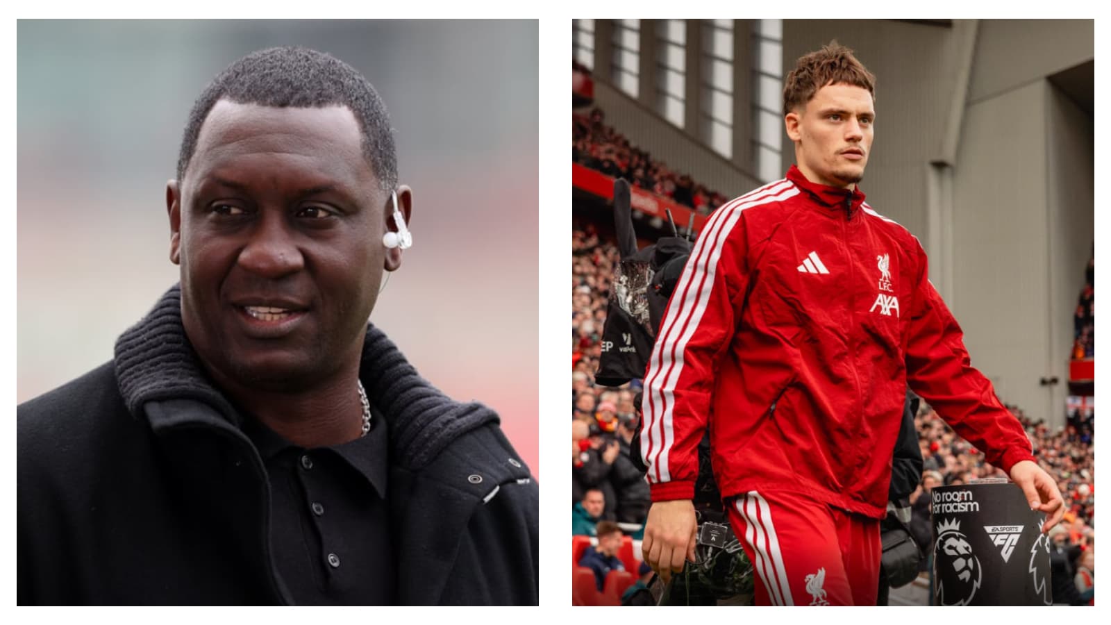Emile Heskey has demanded more from Florian Wirtz while praising Ronald Araujo