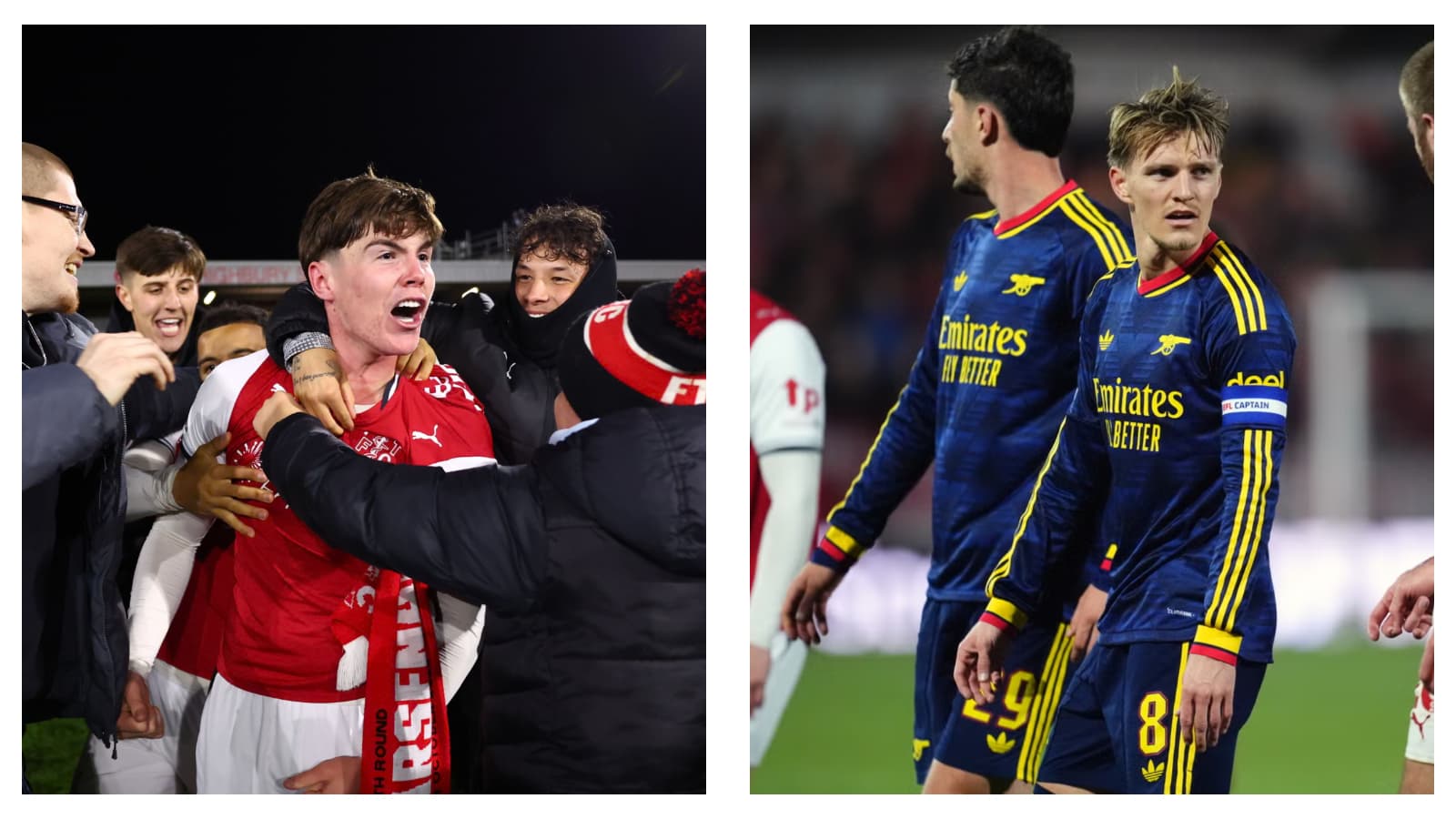 League Two side Fleetwood Town beat Arsenal in the Carabao Cup on Tuesday